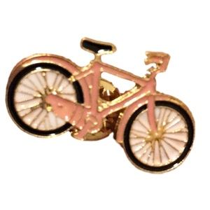 Pink Vintage Beach Cruise Enamel Pin